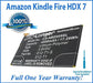 Amazon Kindle Fire HDX 7 Battery Replacement Kit with Special Installation Tools, Extended Life Battery and Full One Year Warranty - NewPower99 USA