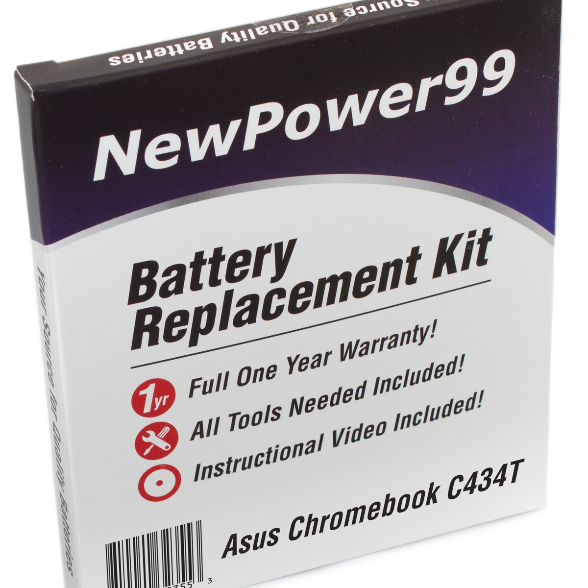 Asus Chromebook Flip C434T Battery Replacement Kit with Tools