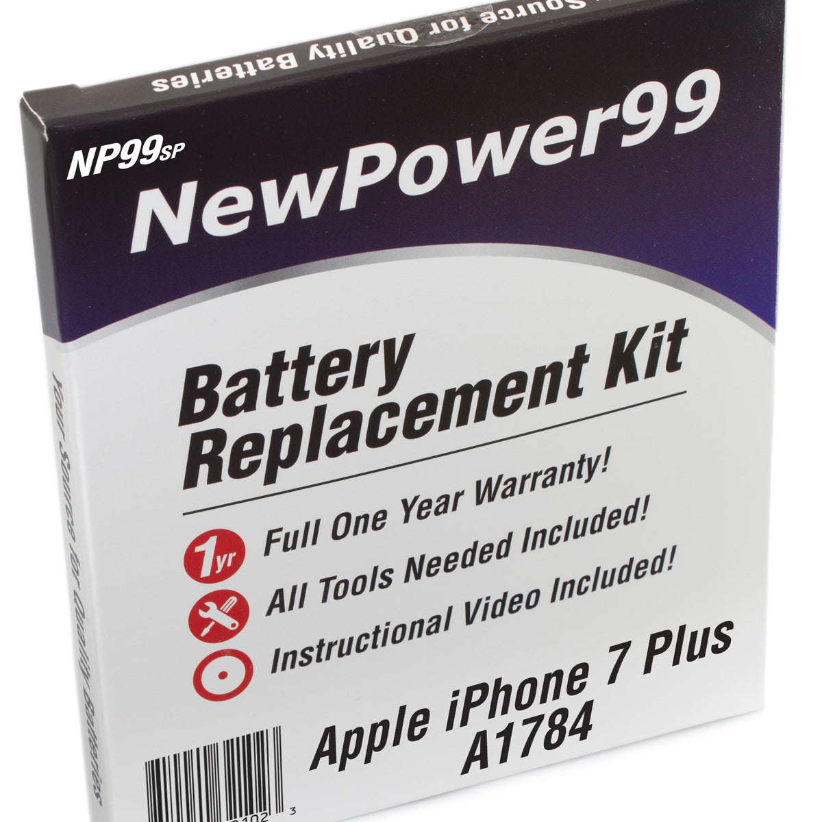 Apple iPhone 7 Plus A1784 Battery Replacement Kit with Tools