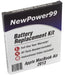 Apple Macbook Air 2013 Battery Replacement Kit with Tools, Video Instructions and Extended Life Battery - NewPower99 USA