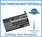 Asus Transformer Book T100T Battery Replacement Kit with Special Installation Tools, Extended Life Battery and Full One Year Warranty - NewPower99 USA