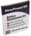 NOOK 3G+WiFi BNRZ100 Battery Replacement Kit with Tools, Video Instructions and Extended Life Battery - NewPower99 USA