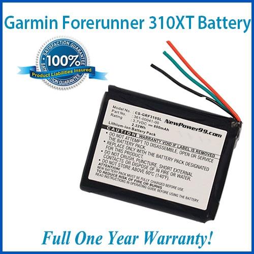 Garmin Forerunner 310XT Battery - Extended Life Battery and Full One Year Warranty - NewPower99 USA