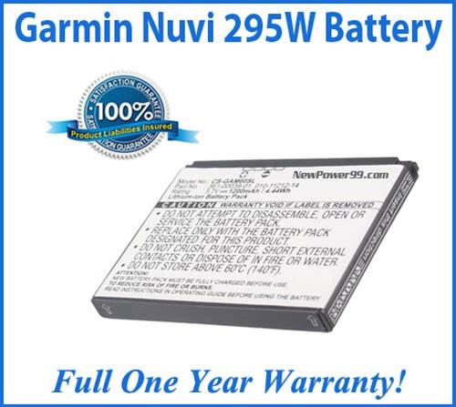 Battery Replacement Kit For The Garmin Nuvi 295W GPS with Special Installation Tools - NewPower99 USA