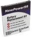 Garmin DriveTrack 70 Battery Replacement Kit with Tools, Video Instructions and Extended Life Battery - NewPower99 USA
