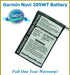 Battery Replacement Kit For The Garmin Nuvi 205WT GPS - NewPower99 USA