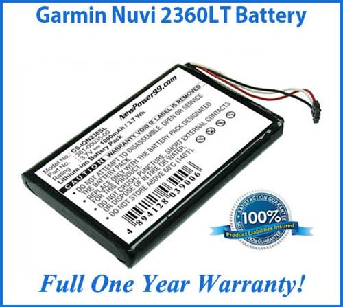 Garmin Nuvi 2360LT Battery Replacement Kit with Tools, Video Instructions and Extended Life Battery - NewPower99 USA