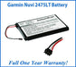 Garmin Nuvi 2475LT Battery Replacement Kit with Tools, Video Instructions and Extended Life Battery - NewPower99 USA