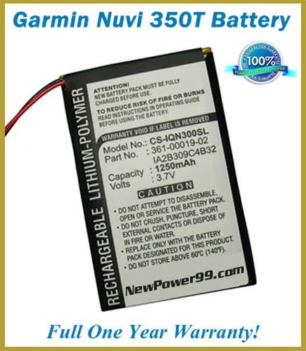 Battery Replacement Kit For The Garmin Nuvi 350T GPS - NewPower99 USA