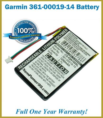 Extended Life Battery For The Garmin Nuvi 361-00019-14 - NewPower99 USA