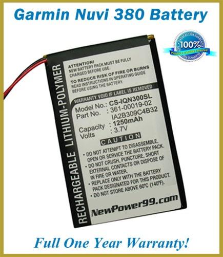 Battery Replacement Kit For The Garmin Nuvi 380 GPS - NewPower99 USA