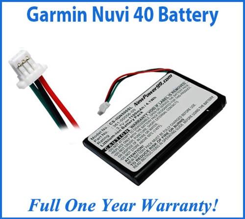 Garmin Nuvi 40 Battery Replacement Kit with Tools, Video Instructions and Extended Life Battery - NewPower99 USA