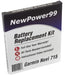 Garmin Nuvi 715 Battery Replacement Kit with Tools, Video Instructions and Extended Life Battery - NewPower99 USA