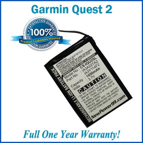 Garmin Quest 2 Battery Replacement Kit with Tools, Video Instructions and Extended Life Battery - NewPower99 USA