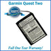Garmin Quest Two Battery Replacement Kit - NewPower99 USA