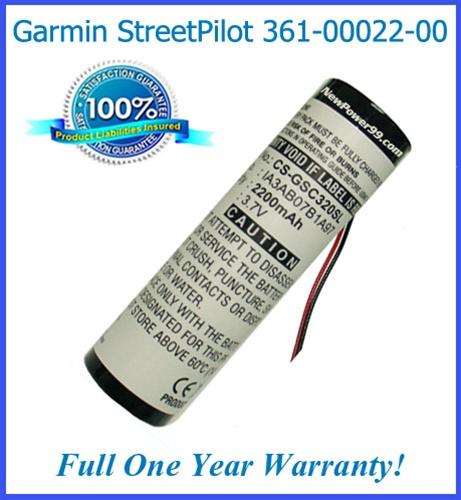 Battery Garmin StreetPilot - 361-00022-00 - NewPower99 USA
