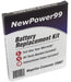 Battery Replacement Kit For The Magellan Crossover 2500T - Extended Life - NewPower99 USA