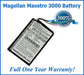Battery Replacement Kit For The Magellan Maestro 3000 - NewPower99 USA