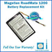 Magellan RoadMate 1200 Battery Replacement Kit with Tools, Video Instructions and Extended Life Battery - NewPower99 USA
