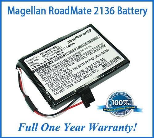 Magellan Roadmate 2136 Battery Replacement Kit with Tools, Video Instructions and Extended Life Battery - NewPower99 USA