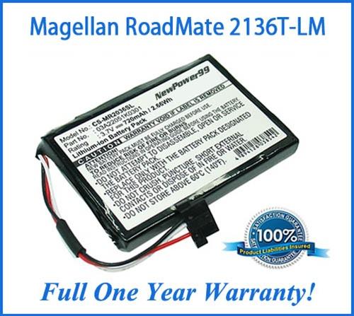 Magellan Roadmate 2136T-LM Battery Replacement Kit with Tools, Video Instructions and Extended Life Battery - NewPower99 USA