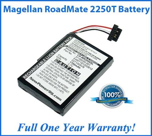 Battery For The Magellan RoadMate 2250T - Super Capacity - NewPower99 USA