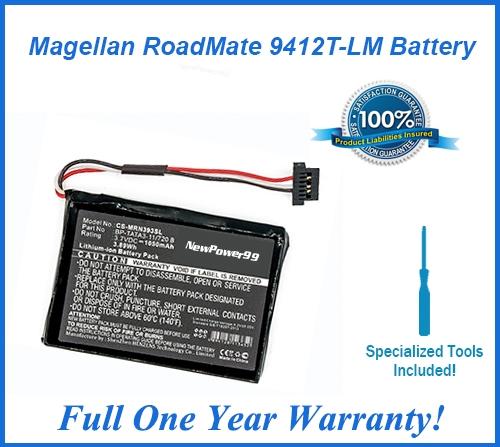 Magellan Roadmate 9412T-LM Extended Life Battery with Installation Tools and Full One Year Warranty - NewPower99 USA