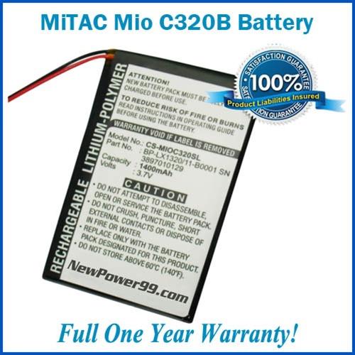 Battery Replacement Kit For MIO C320B - NewPower99 USA