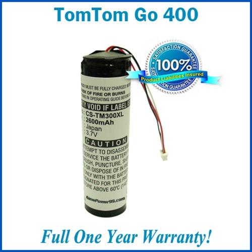 Super Extended Life Battery For The TomTom Go 400 GPS with Special Installation Tools - NewPower99 USA