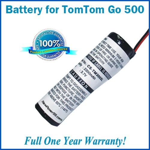 Extended Life Battery For The TomTom Go 500 GPS with Special Installation Tools - NewPower99 USA