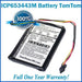 Extended Life Battery For TomTom - ICP653443M - NewPower99 USA
