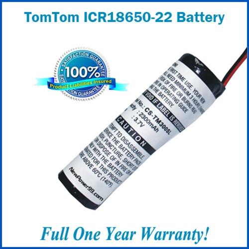 Extended Life Battery For The TomTom ICR18650-22 - NewPower99 USA