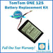 TomTom ONE 125 Battery Replacement Kit with Tools, Video Instructions and Extended Life Battery - NewPower99 USA