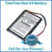 Extended Life Battery For The TomTom ONE V4 GPS with Installation Tools - NewPower99 USA