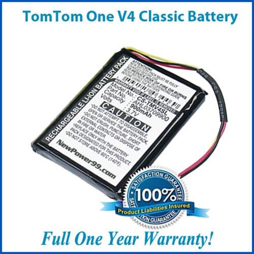 Extended Life Battery For The TomTom ONE V4 Classic GPS with Installation Tools - NewPower99 USA