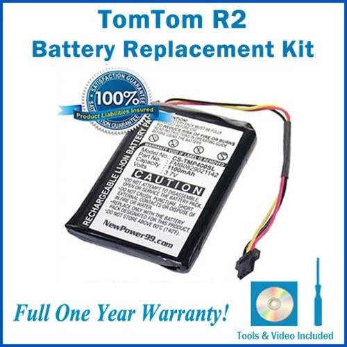 Extended Life Battery For TomTom - R2 - NewPower99 USA
