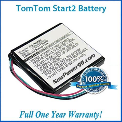 TomTom Start2 GPS Battery Replacement Kit with Tools, Video Instructions and Extended Life Battery - NewPower99 USA