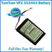 Extended Life Battery For The TomTom VF2 553443 P/N: AHL03710503 - NewPower99 USA
