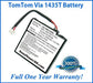 TomTom Via 1435T Battery Replacement Kit with Tools, Video Instructions and Extended Life Battery - NewPower99 USA