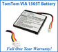 TomTom Via 1505T Battery Replacement Kit with Tools, Video Instructions and Extended Life Battery - NewPower99 USA