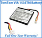 TomTom Via 1535TM Battery Replacement Kit with Tools, Video Instructions and Extended Life Battery - NewPower99 USA