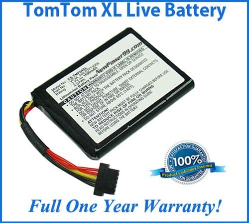 Extended Life Battery For The TomTom XL LIVE GPS - NewPower99 USA