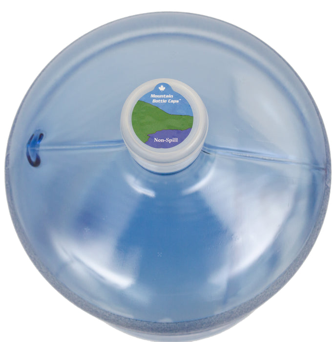 Mountain Bottle Caps - Non-Spill, Leak-Proof Bottle Caps for 3 & 5 Gallon Water Bottles, 20 Pack - BPA Free