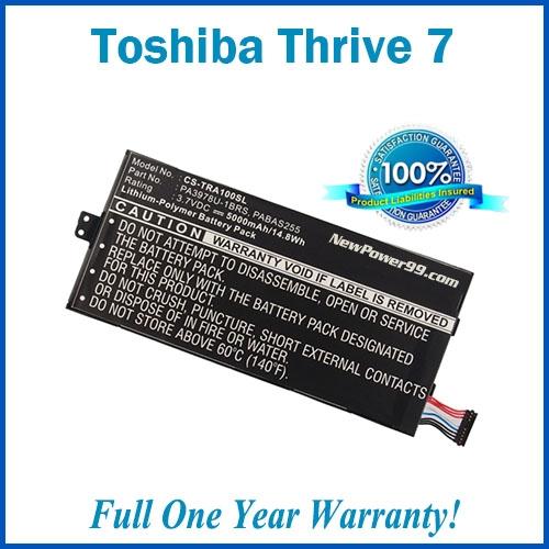 Toshiba Thrive 7" Battery Replacement Kit with Tools, Video Instructions and Extended Life Battery - NewPower99 USA