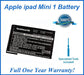 Apple iPad Mini 1 Battery with Special Installation Tools - NewPower99 USA