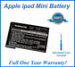 Apple iPad Mini Battery Replacement Kit with Special Installation Tools, Extended Life Battery and Full One Year Warranty - NewPower99 USA