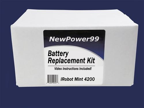 Mint 4200 Battery Replacement Kit with Video Instructions, Extended Life Battery, and Full One Year Warranty - NewPower99 USA